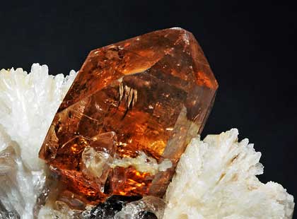 Topaz in the rough the November birthstone.
