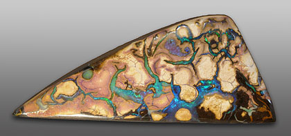 Bolder opal one of the October birthstones.
