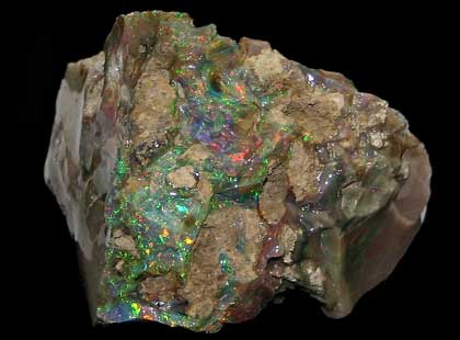Opal one of the October birthstones.